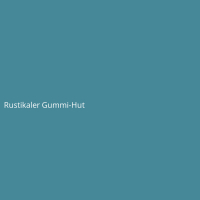 Rustikaler Gummi-Hut